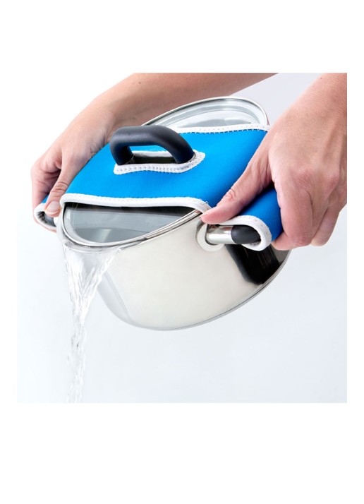 BK Mr. Gripper pannenlap - detail 3 blauw