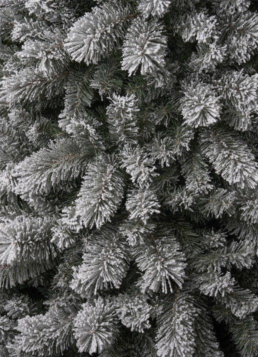 Black box Brantford kunstkerstboom met LED verlichting 155 cm - detail 3 groen