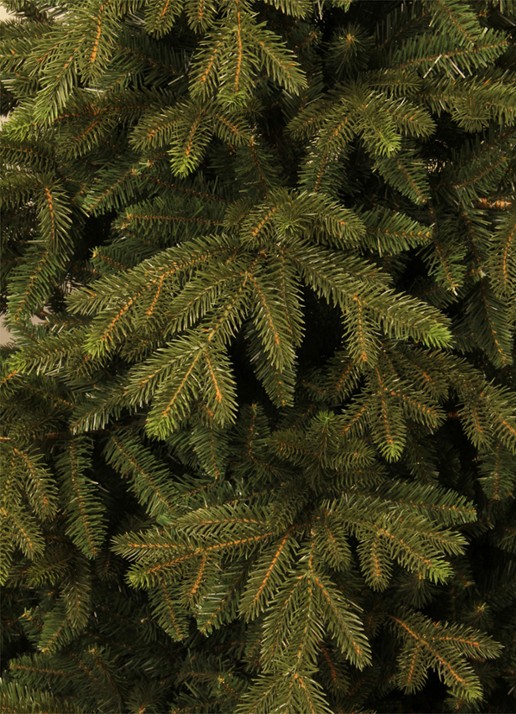 Black box Macallan kunstkerstboom met LED verlichting 215 cm - achterkant 3 groen