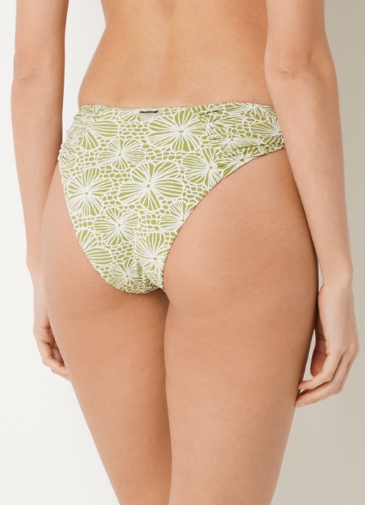 Blackbough Swim Audrey bikinislip met print - achterkant mosgroen