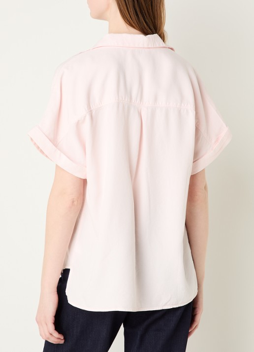 BLLMR Mia blouse met borstzakken - achterkant 3 lichtroze