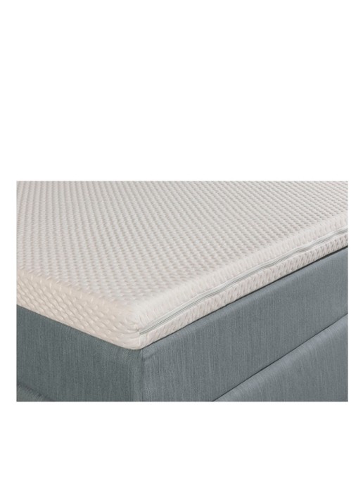 Bloemendaal Capri boxspring combinatie inclusief matras en topper - detail 4 staalblauw