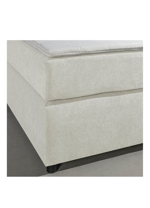 Bloemendaal Monza boxspring combinatie inclusief matras en topper  - achterkant beige