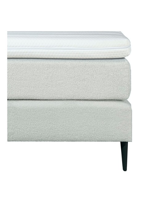 Bloemendaal Treviso eenpersoons boxspring combinatie inclusief matras en topper - achterkant wit