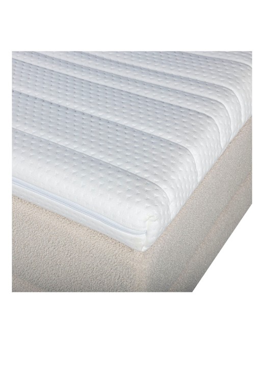 Bloemendaal Treviso eenpersoons boxspring combinatie inclusief matras en topper - detail 4 beige