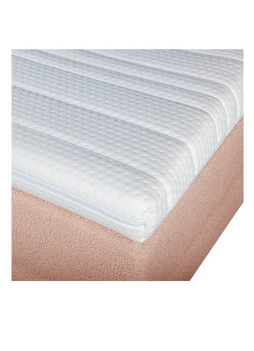 Bloemendaal Treviso eenpersoons boxspring combinatie inclusief matras en topper - detail 2 oudroze