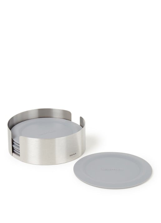 Blomus Onderzetter met houder set van 6