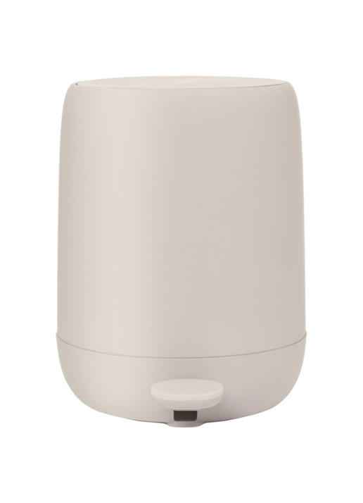 Blomus Sono pedaalemmer 3 liter - voorkant beige