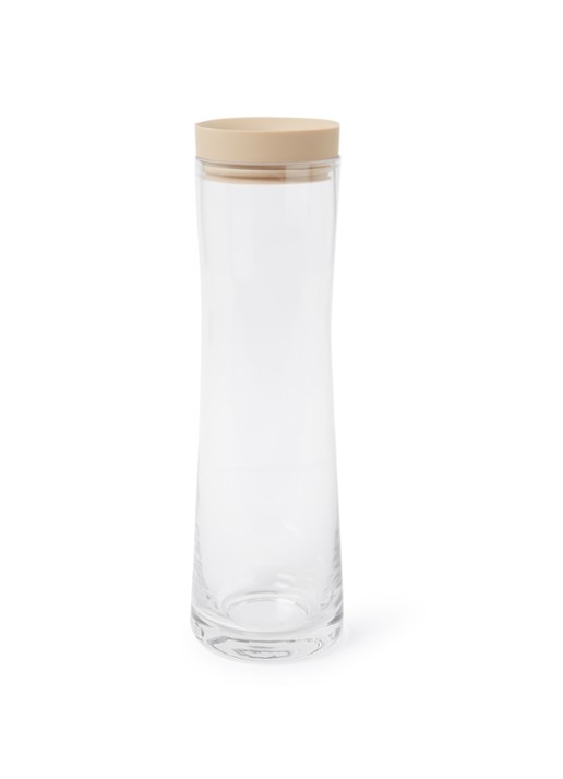 Blomus Splash waterkaraf 1 liter - voorkant 2 beige