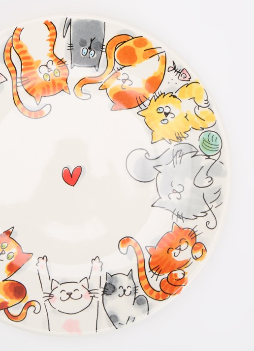 Blond Amsterdam Cat ontbijtbord 22 cm - detail 3 multicolor