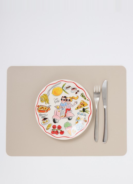 Blond Amsterdam Ciao Bella dinerbord 22 cm - detail 4 gebroken wit