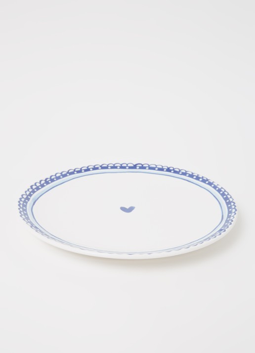 Blond Amsterdam Delfts Blond Vintage dinerbord 26 cm  - voorkant 3 royalblauw