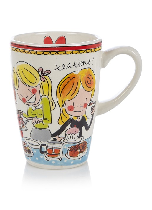 Blond Amsterdam Even Bijkletsen XL mok 50 cl - voorkant 2 rood
