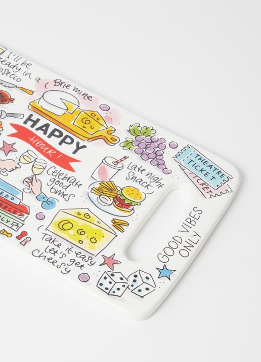 Blond Amsterdam Happy kaasplank 25 cm - voorkant 2 multicolor