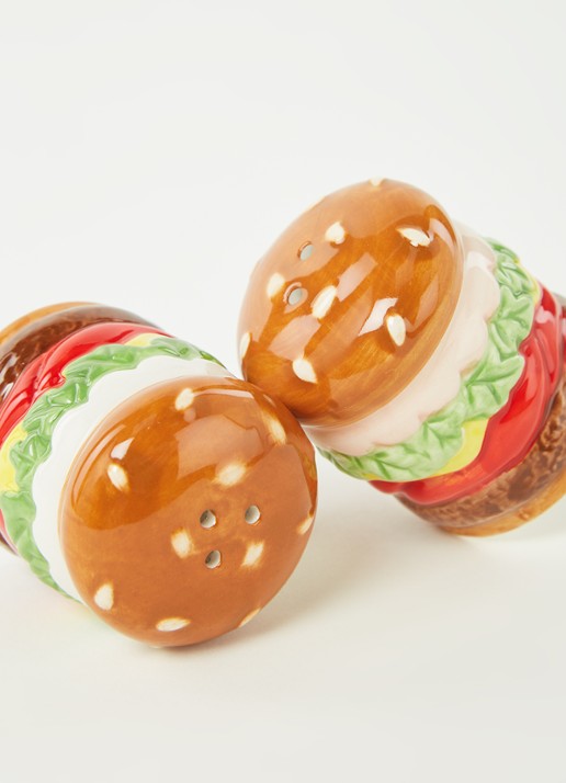 Blond Amsterdam Snack peper- en zoutstrooier 7 cm 2-delig - detail multicolor