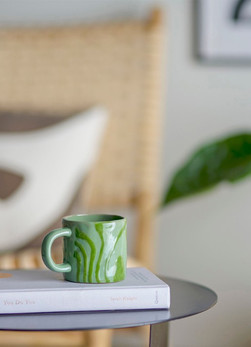 Bloomingville Ninka kopje 25 cl - voorkant 2 groen