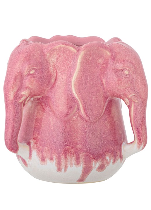 Bloomingville Pontus vaas 15,5 cm - detail roze