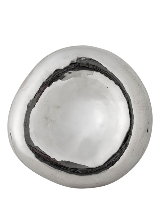 Bloomingville Shine schaal 18 x 6 cm - detail zilver