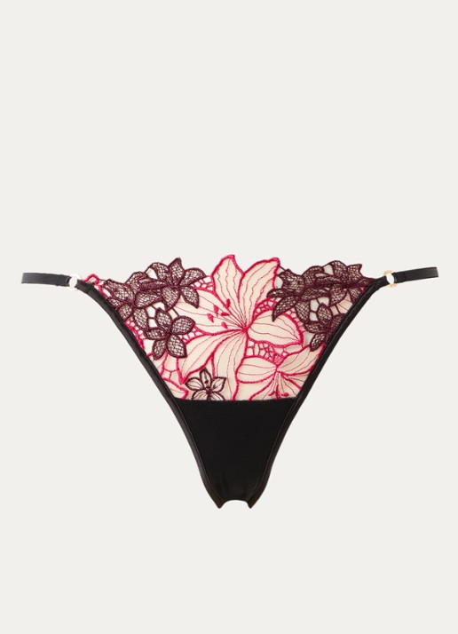 Bluebella Calantha slip van mesh met bloemborduring
