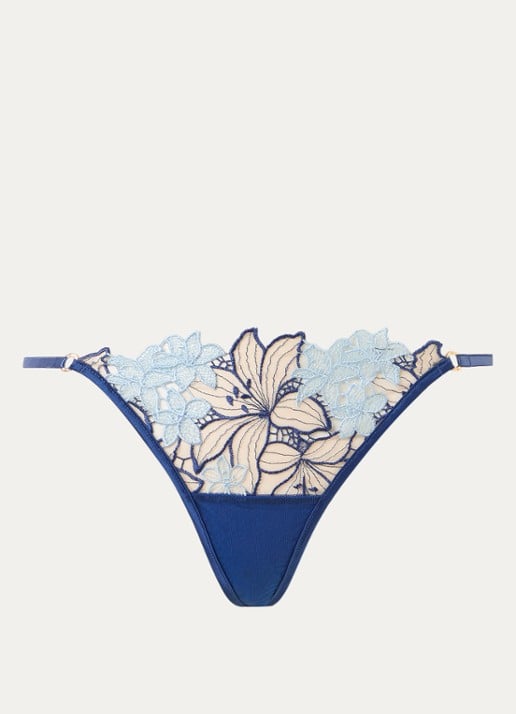 Bluebella Calantha string van mesh met borduring