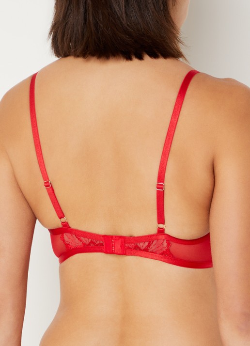 Bluebella Catalina beugel bh met borduring - achterkant 3 rood