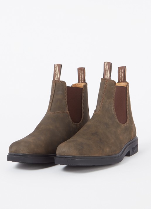 Blundstone 1306 chelsea boot van leer - detail lichtbruin