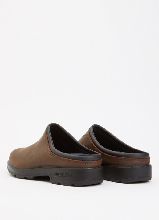 Blundstone 2421 muiltje van leer - achterkant bruin