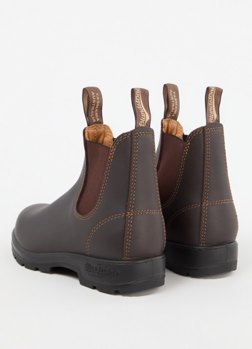 Blundstone 550 chelsea boot van leer - achterkant 5 donkerbruin