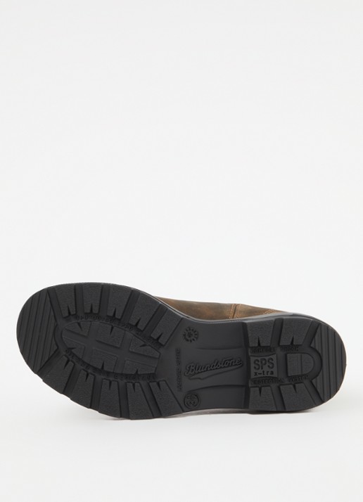 Blundstone 585 chelsea boot van leer - detail 4 donkerbruin