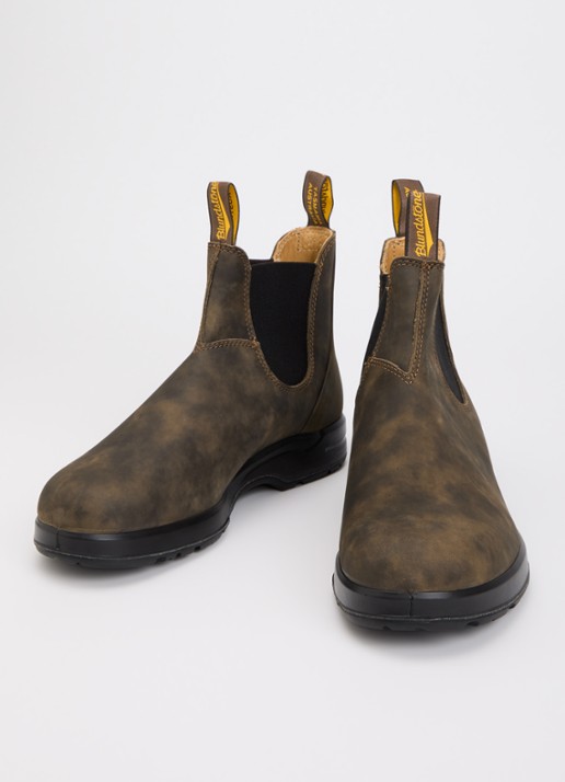 Blundstone Chelsea boot van leer - detail 3 bruin