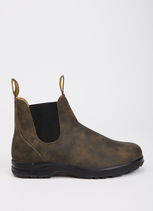 Blundstone Chelsea boot van leer - voorkant bruin