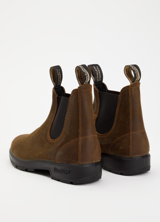Blundstone Original chelsea boot van leer - achterkant 3 donkerbruin