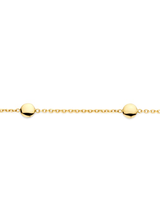 Blush Armband van 14 karaat geelgoud 2222YGO - voorkant 3 geelgoud