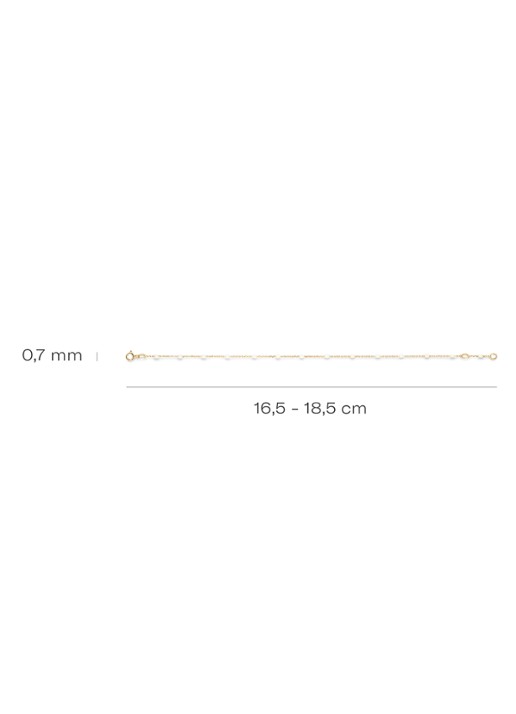 Blush Armband van 14 karaat geelgoud 2226YRM - detail 3 goud