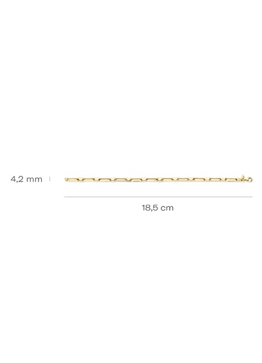 Blush Armband van 14 karaat geelgoud 2251YGO - detail 2 geelgoud