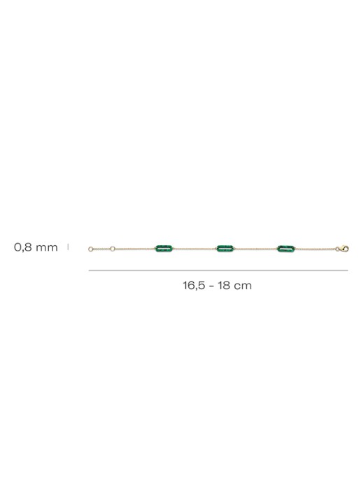 Blush Armband van 14 karaat geelgoud 2267YMA - detail 2 undefined
