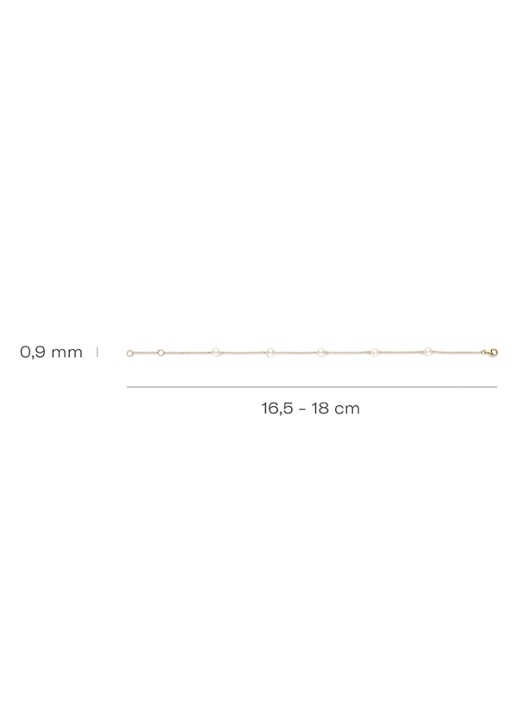 Blush Armband van 14 karaat geelgoud 2269YPW - detail undefined