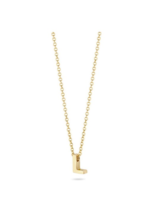 Blush Ketting L van 14 karaat geelgoud 3155YGO_L - voorkant 2 geelgoud
