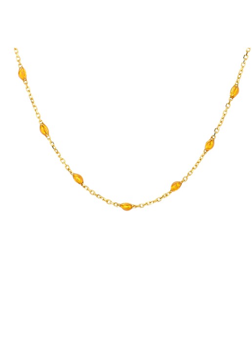 Blush Ketting van 14 karaat geelgoud 3162YRC - detail goud