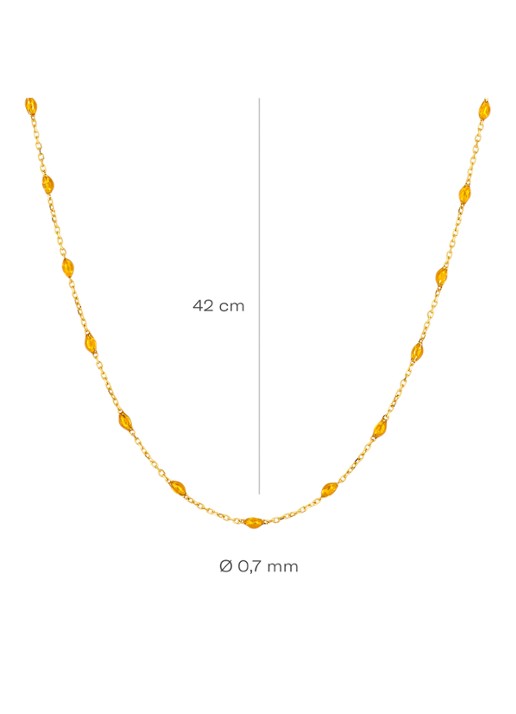 Blush Ketting van 14 karaat geelgoud 3162YRC - detail 2 goud