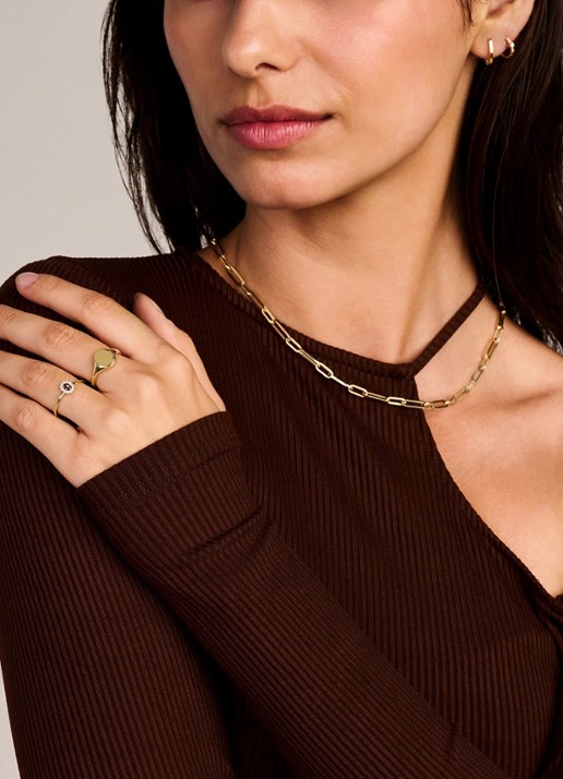 Blush Ketting van 14 karaat geelgoud 3165YGO - detail 2 goud