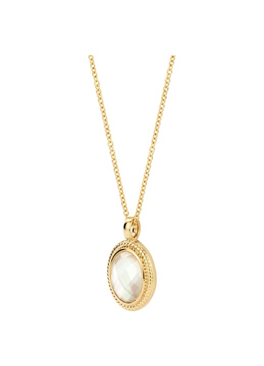 Blush Ketting van 14 karaat geelgoud 3169YMQ - detail goud