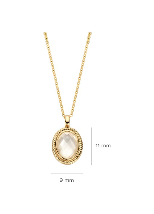 Blush Ketting van 14 karaat geelgoud 3169YMQ - detail 2 goud