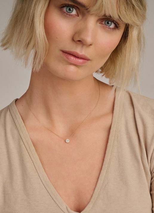 Blush Ketting van 14 karaat geelgoud 3196YZI - detail goud