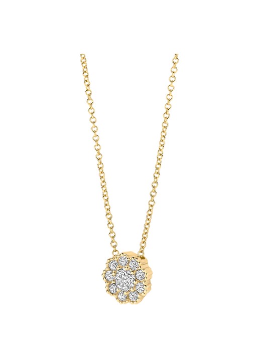 Blush Ketting van 14 karaat geelgoud 3196YZI - voorkant 3 goud