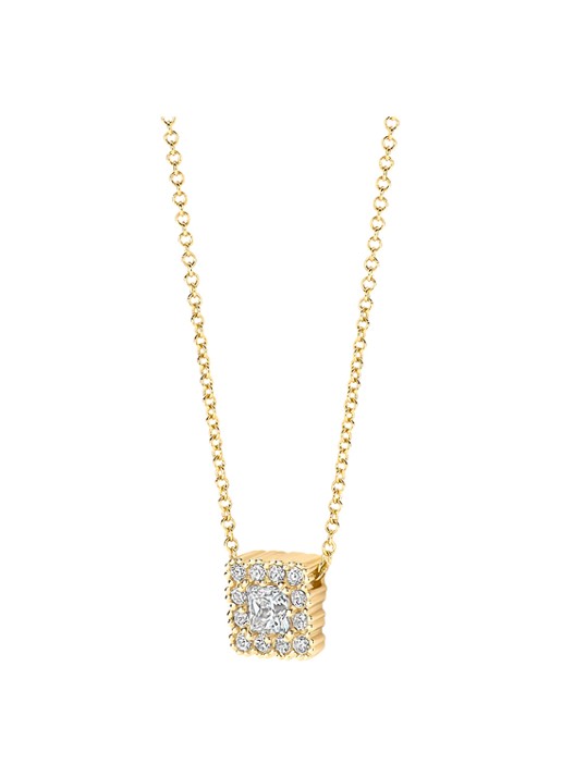 Blush Ketting van 14 karaat geelgoud 3197YZI - voorkant 3 goud