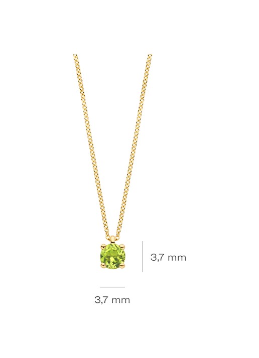 Blush Ketting van 14 karaat geelgoud 3200YGP  - detail 2 geelgoud
