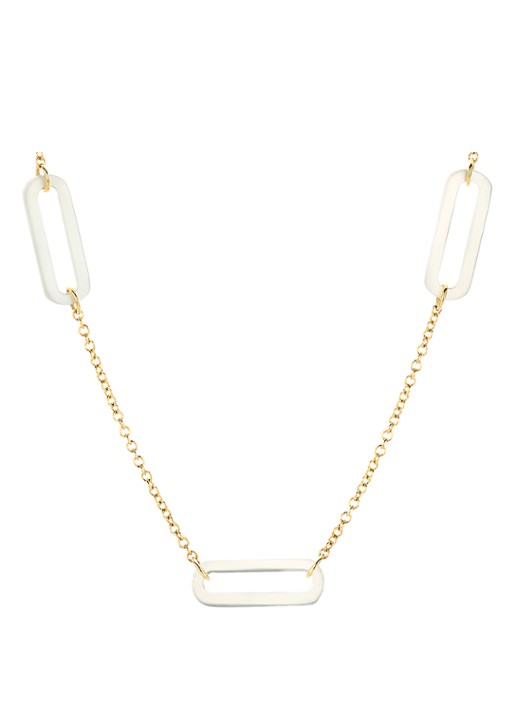 Blush Ketting van 14 karaat geelgoud 3204YMP - voorkant geelgoud