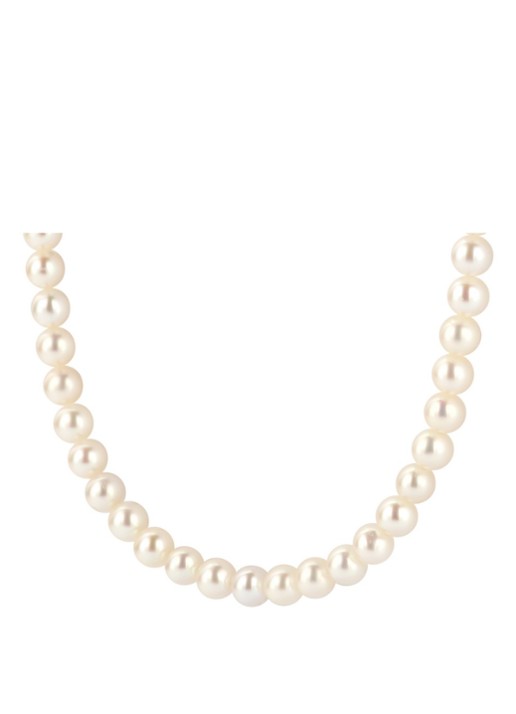 Blush Ketting van 14 karaat geelgoud met parels 3184YPW - voorkant 2 parelmoer