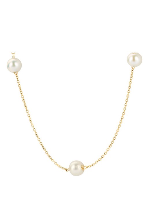 Blush Ketting van 14 karaat geelgoud met parels 3185YPW - voorkant 3 goud